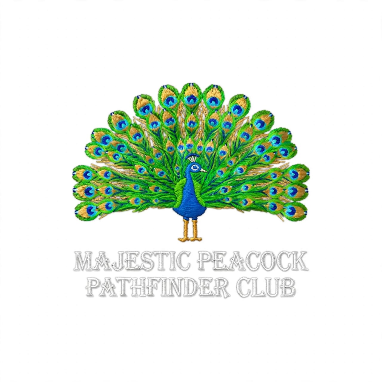 Majestic Peacock Pathfinder Club Crest